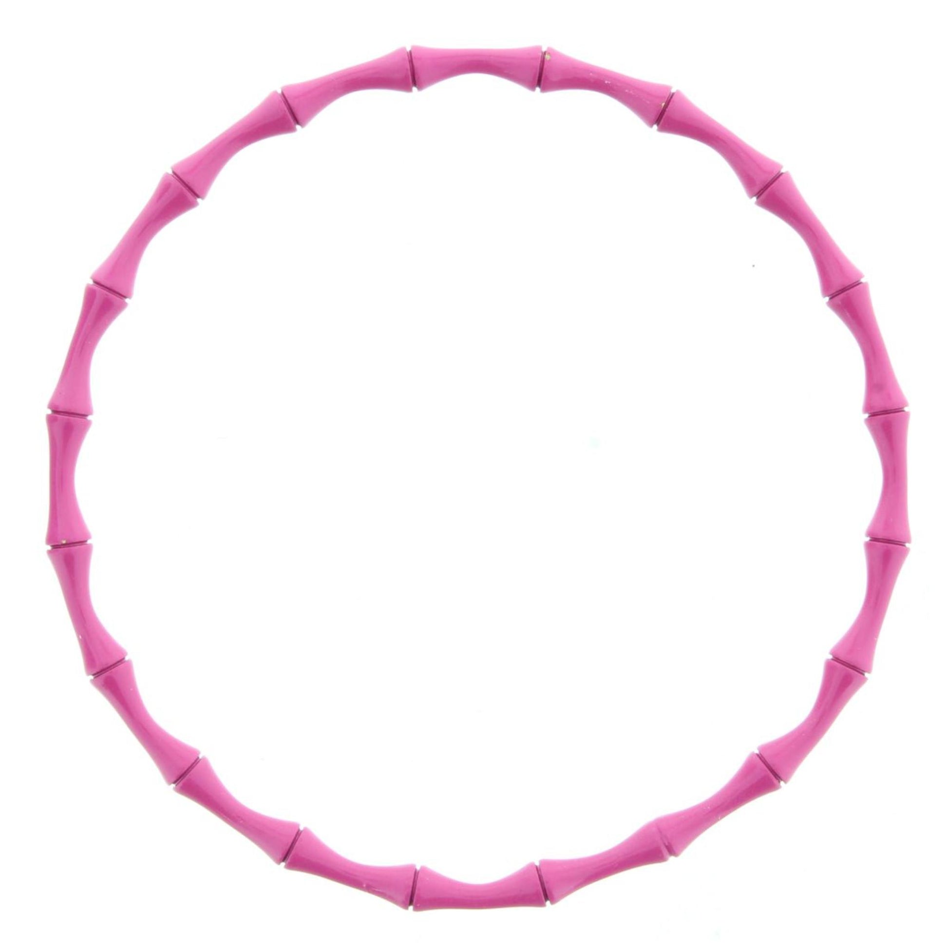 Pink Bamboo Bangle Bracelet