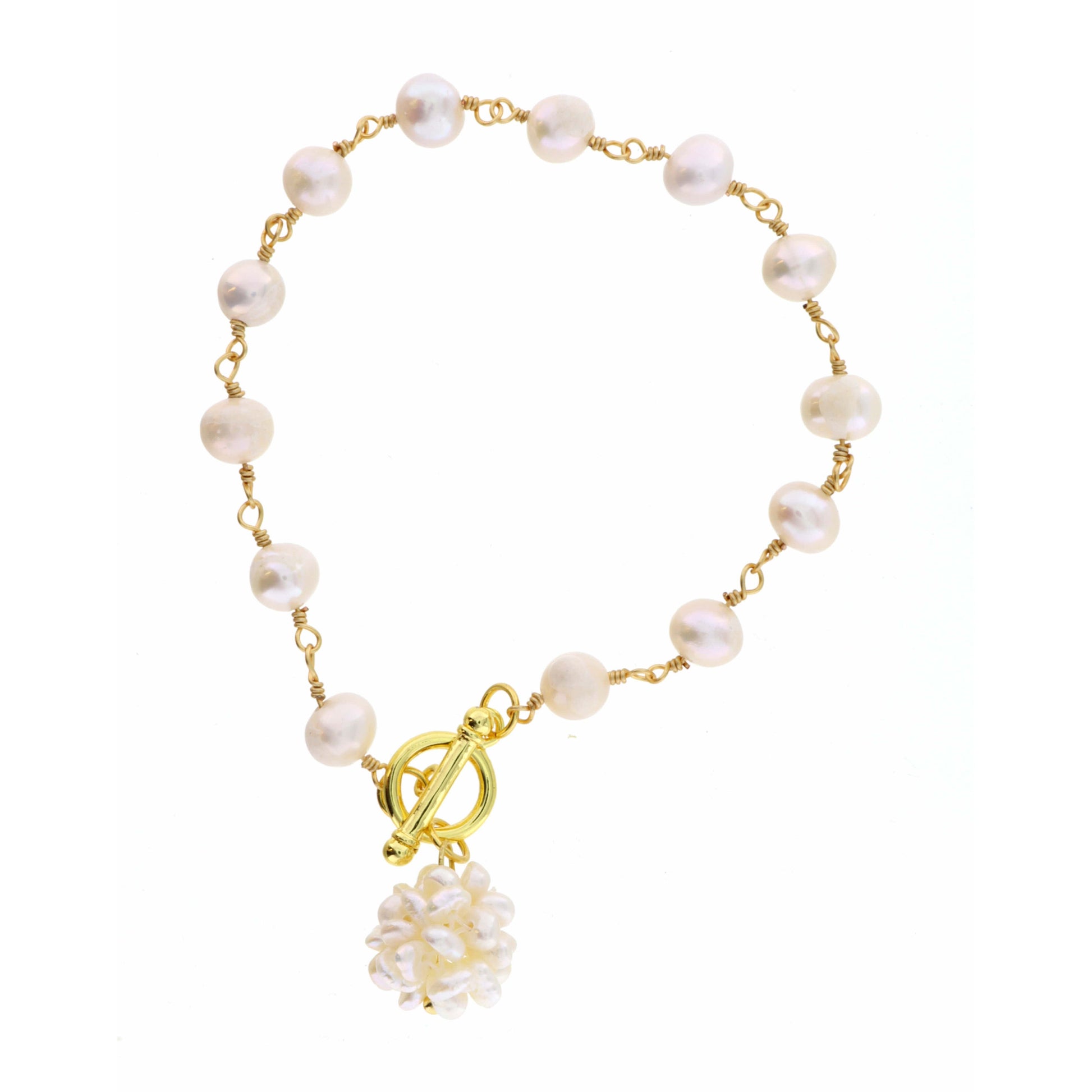 Pearl Cluster Bracelet