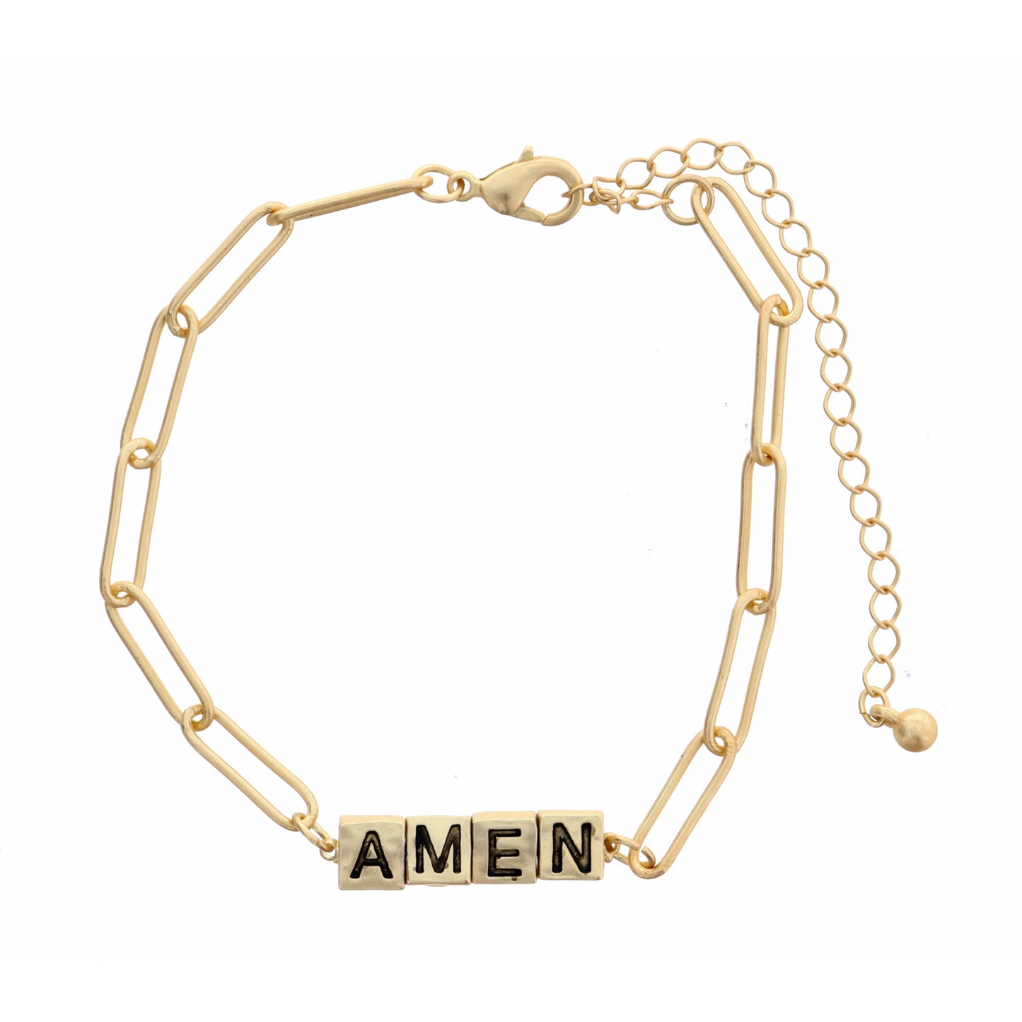 Amen Word Bar Bracelet