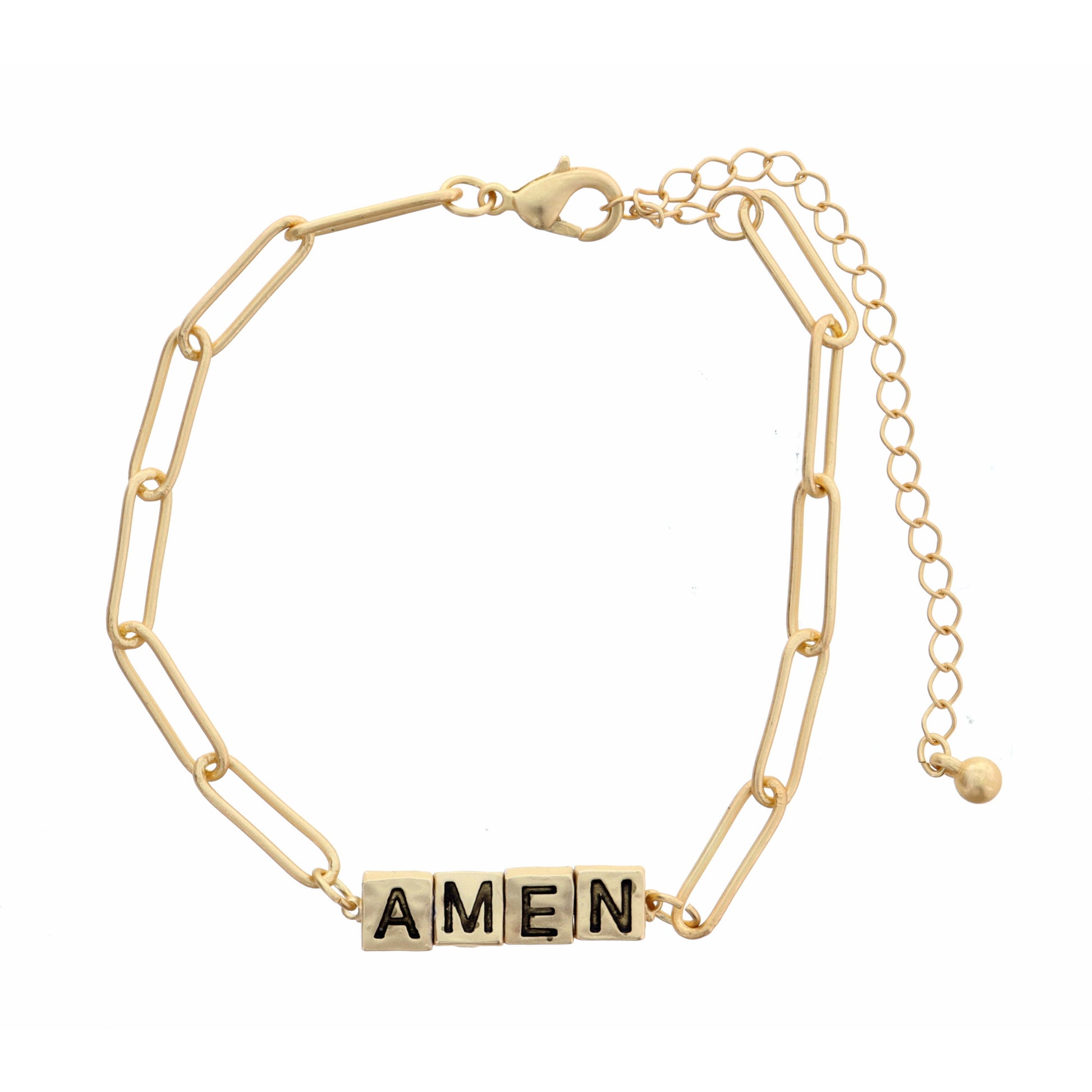 Amen Word Bar Bracelet