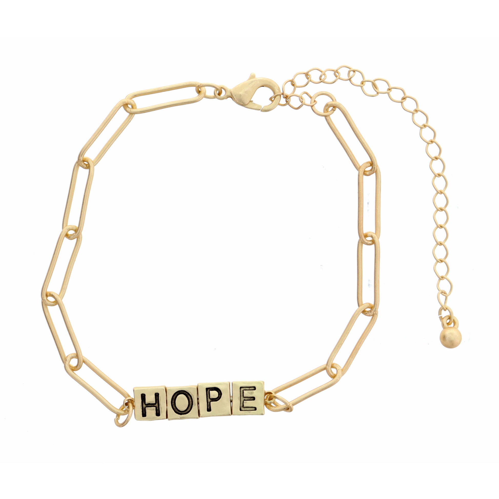 Hope Word Bar Bracelet