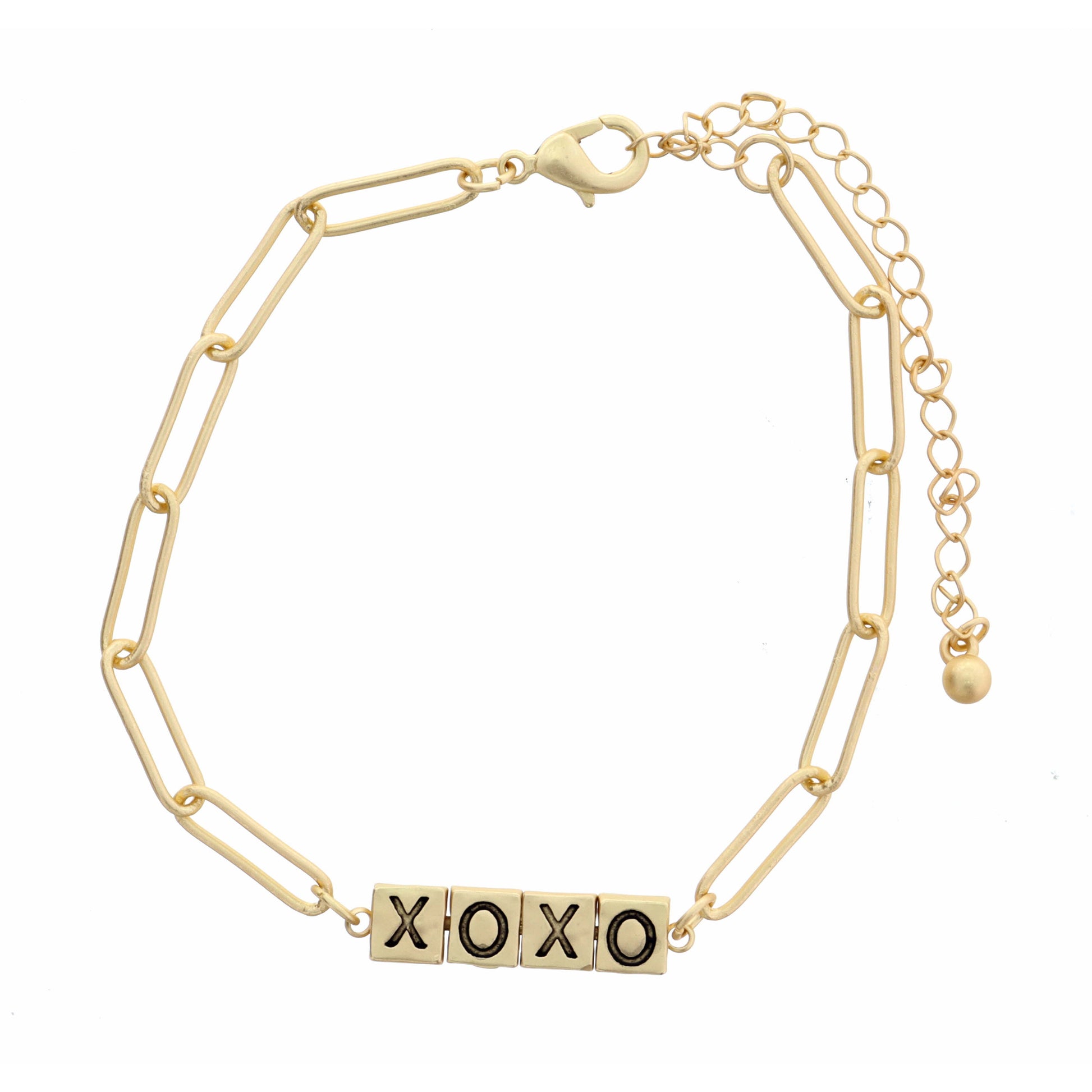 XOXO Word Bar Bracelet