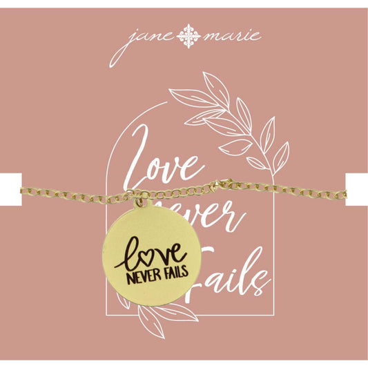 Love Never Fails Bracelet