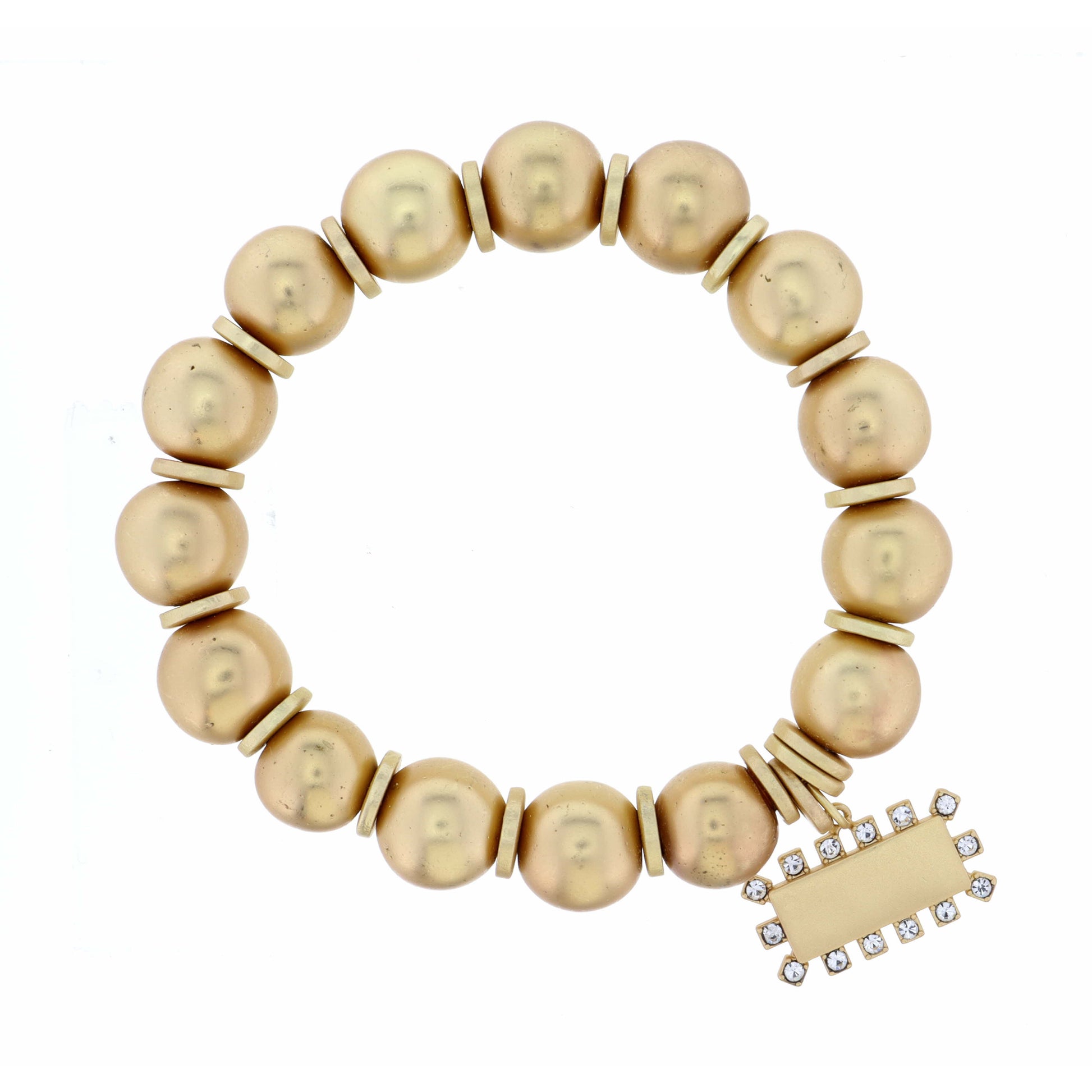 Rectangle with Crystal Accents Bracelet