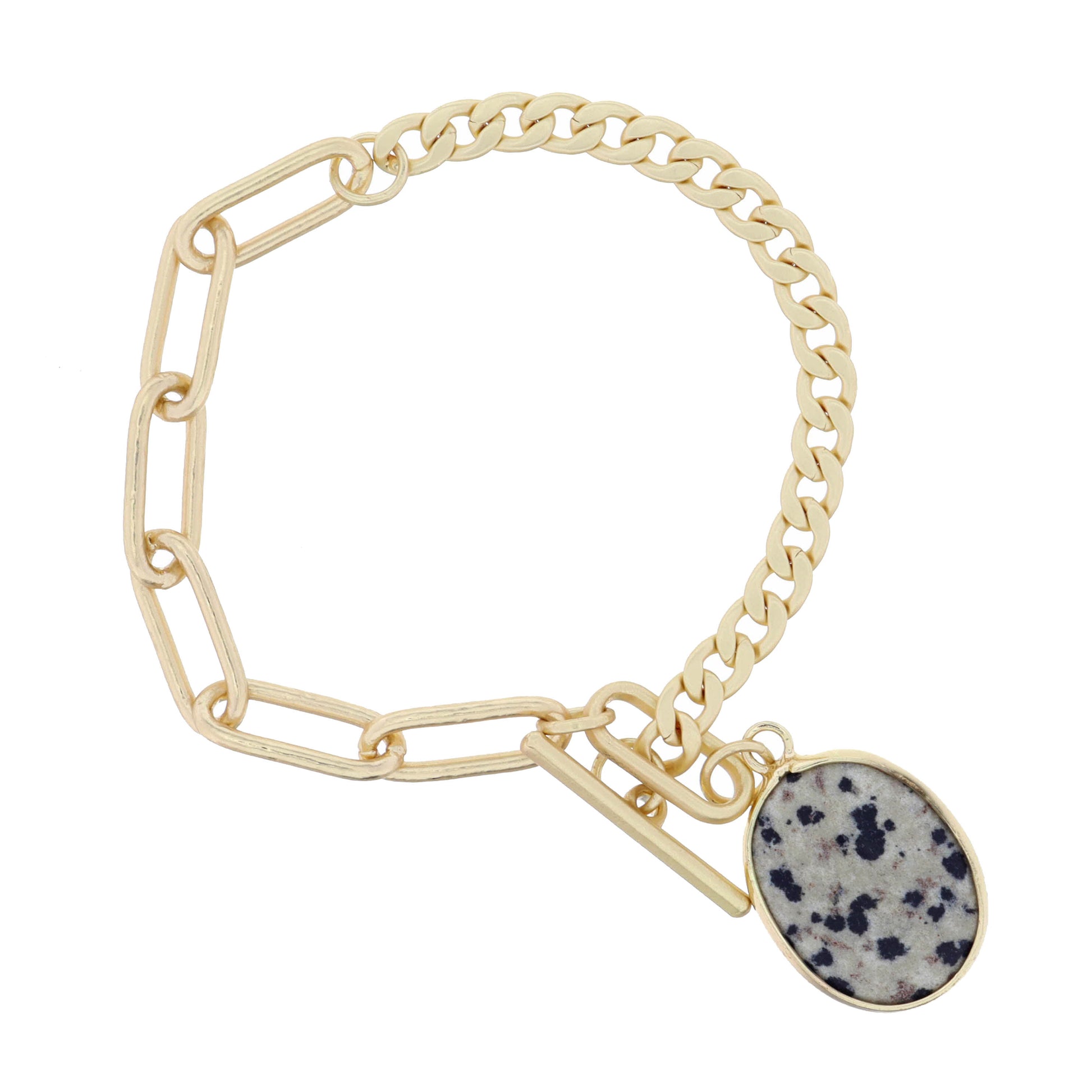Dalmatian Pendant Bracelet