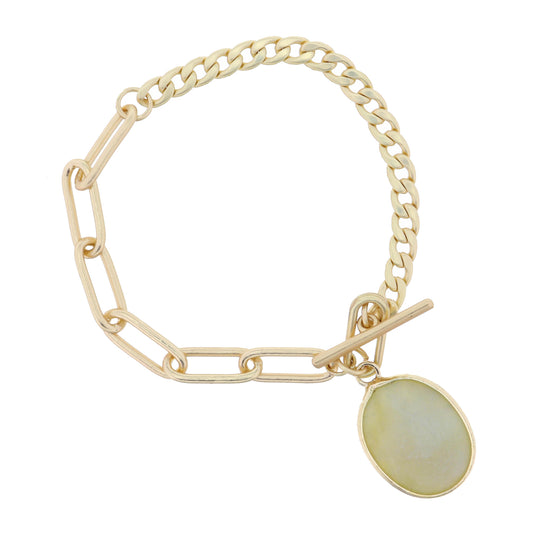 Amazonite Pendant Bracelet