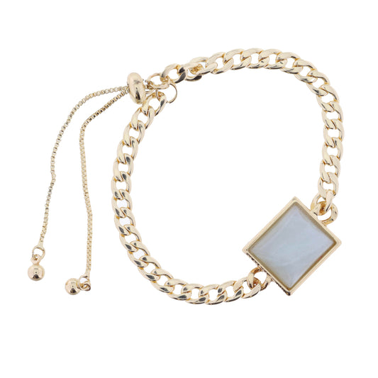 Amazonite Square Bracelet