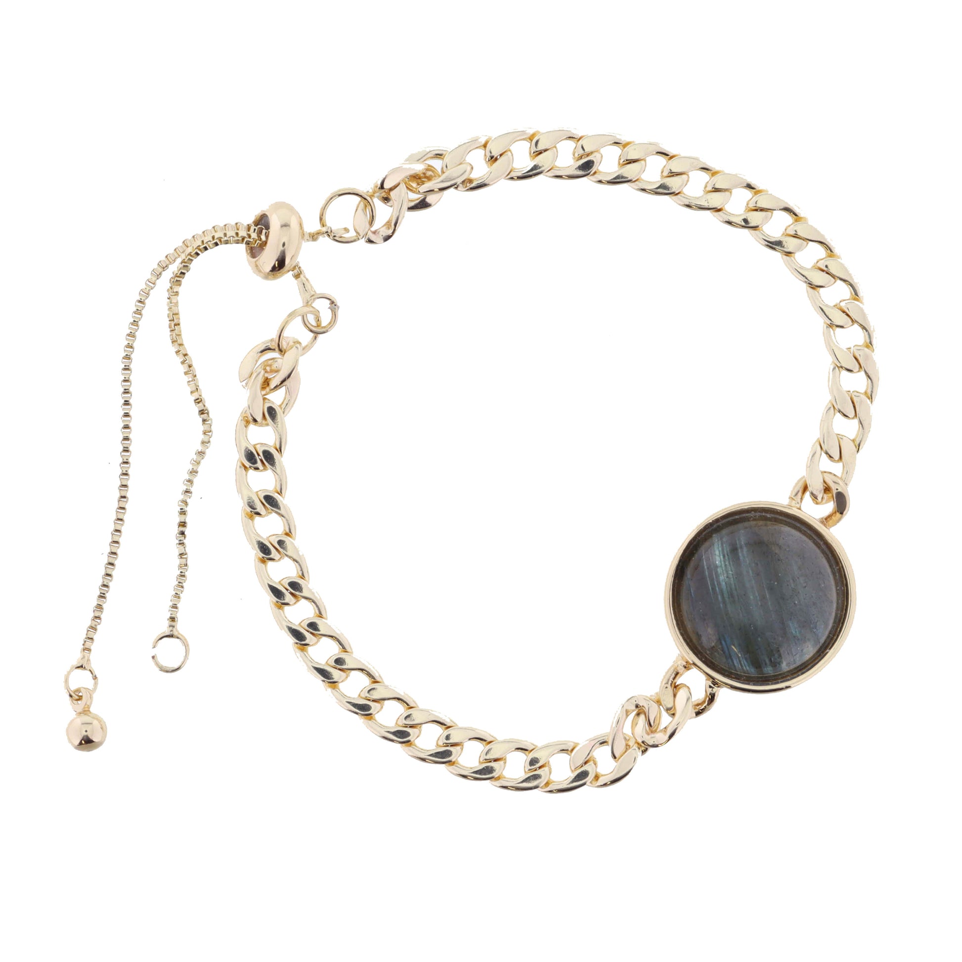 Labradorite Circle Bracelet