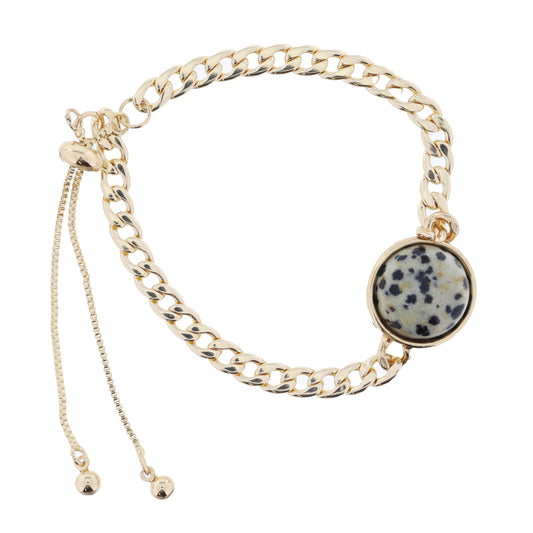 Dalmatian Circle Bracelet