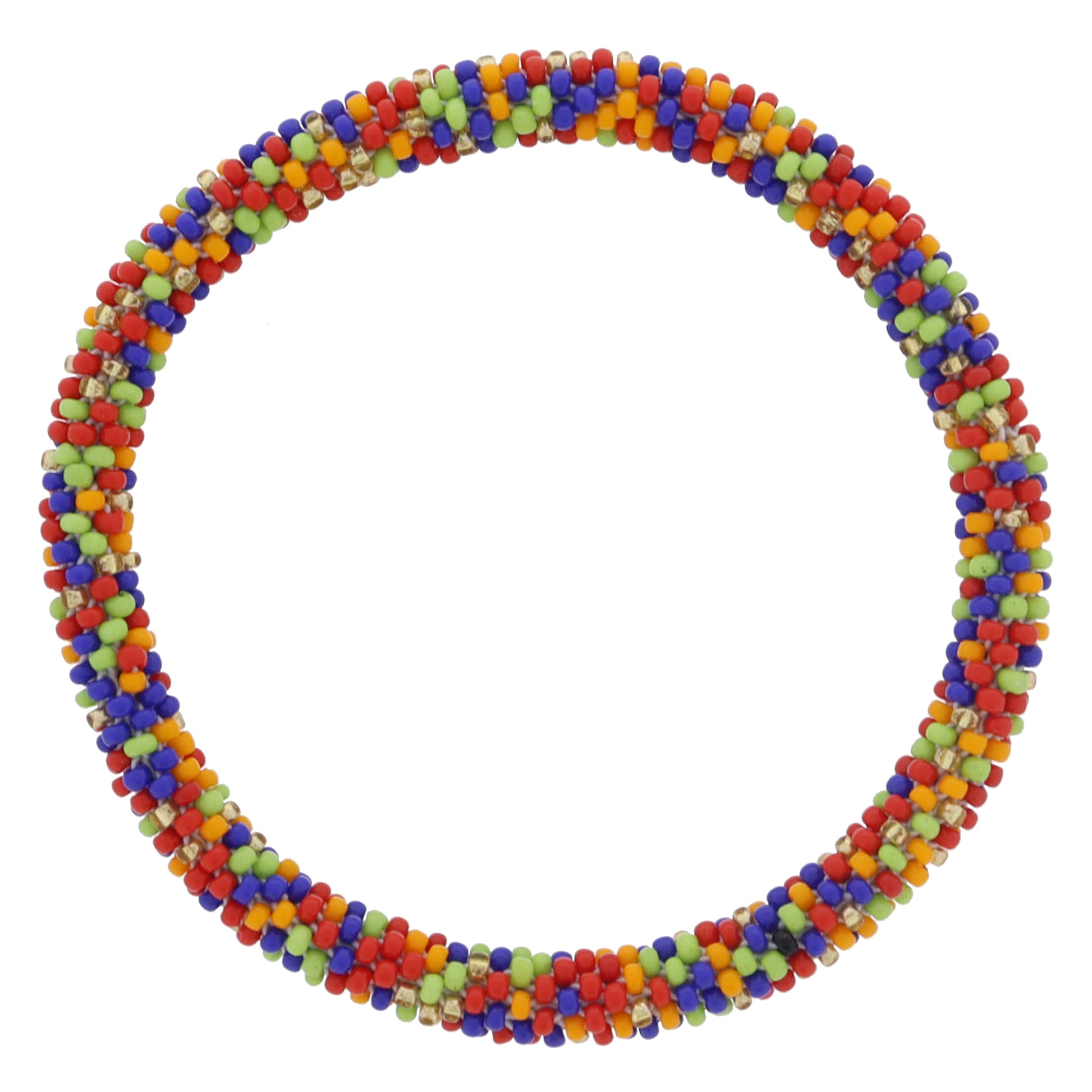 Multi Seed Beaded Bracelet, 7.5" Around