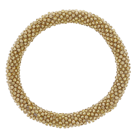 Kids Gold Seed Beaded Bracelet, 6.5" Around
