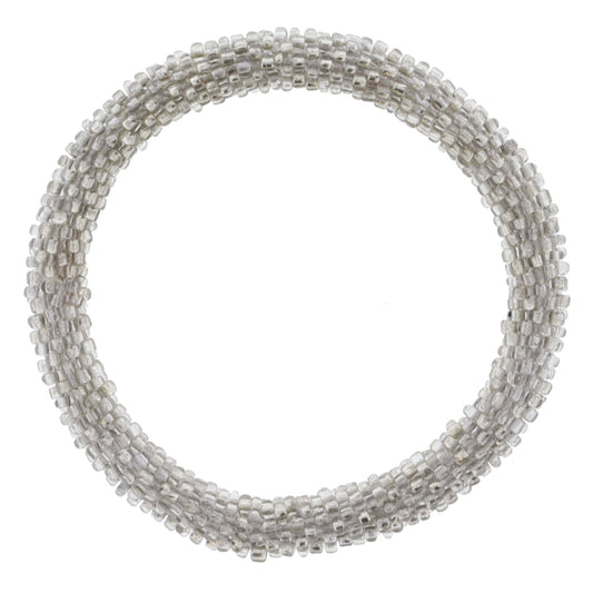 Kids Silver Seed Beaded Bracelet, 6.5" Around