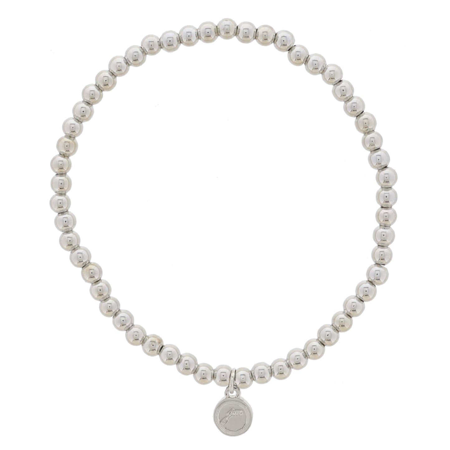 My Golden Chain! 18K White Gold Plated Small Ball Beaded Bracelet