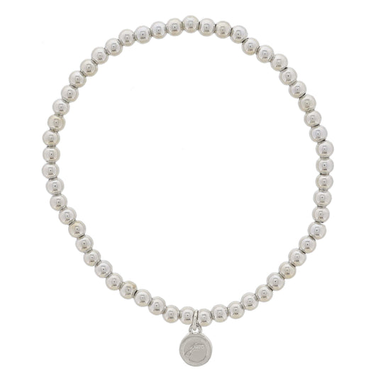 My Golden Chain! 18K White Gold Plated Small Ball Beaded Bracelet
