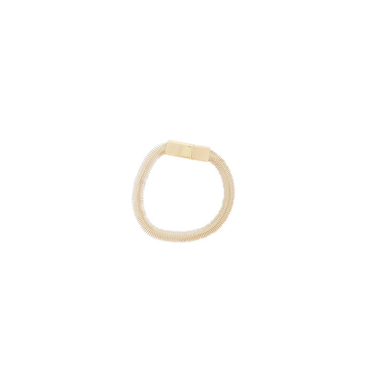 Gold Snake Chain Bracelet with Magnetic Closure