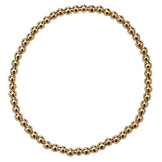 Gold Small Beaded Bracelet