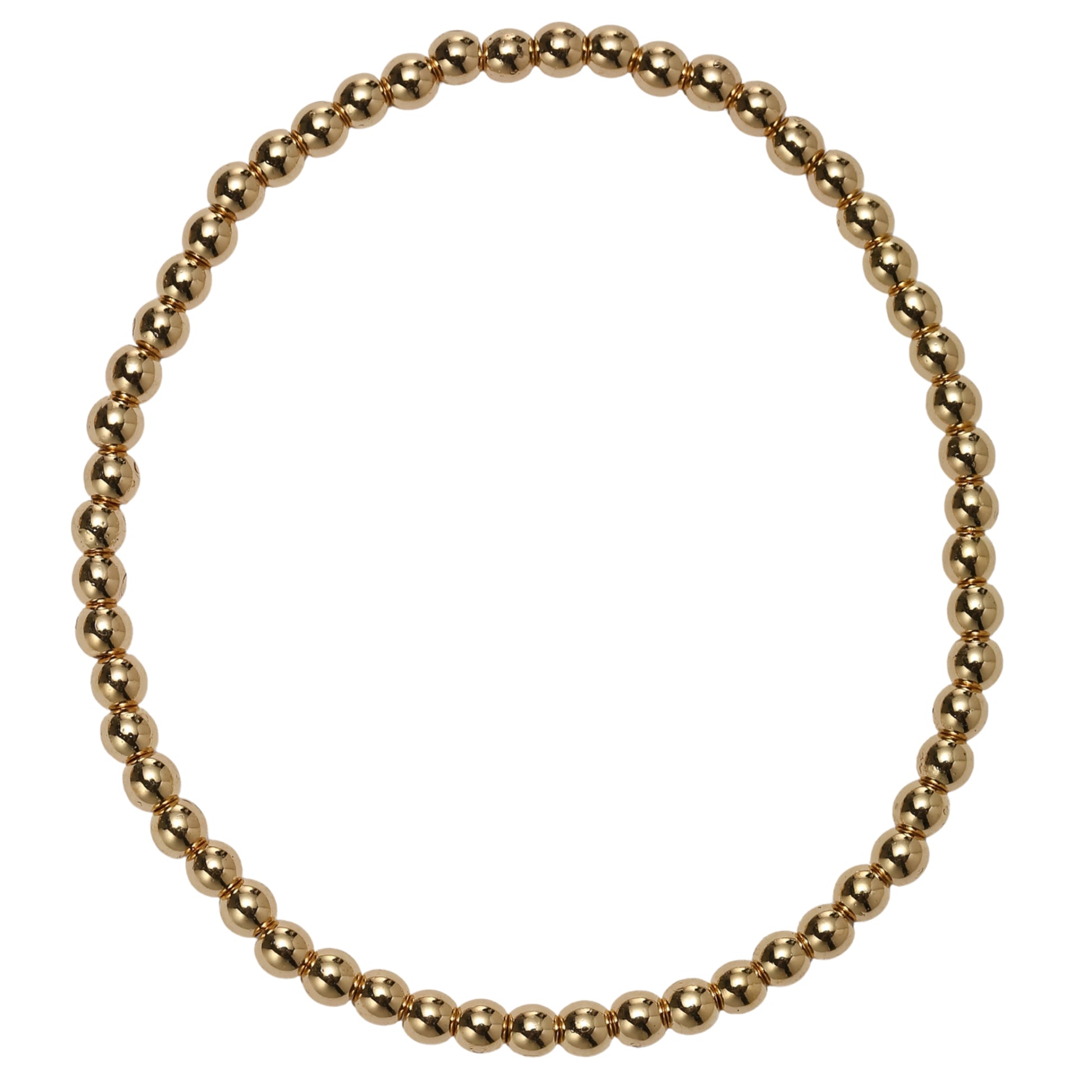 Gold Small Beaded Bracelet