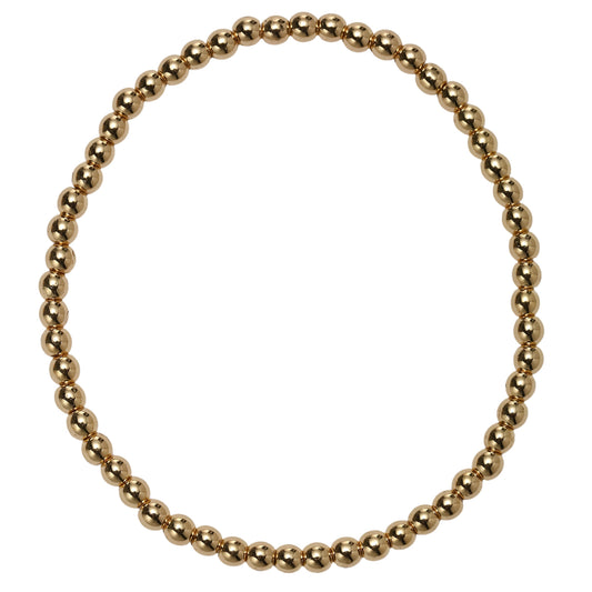 Gold Small Beaded Bracelet