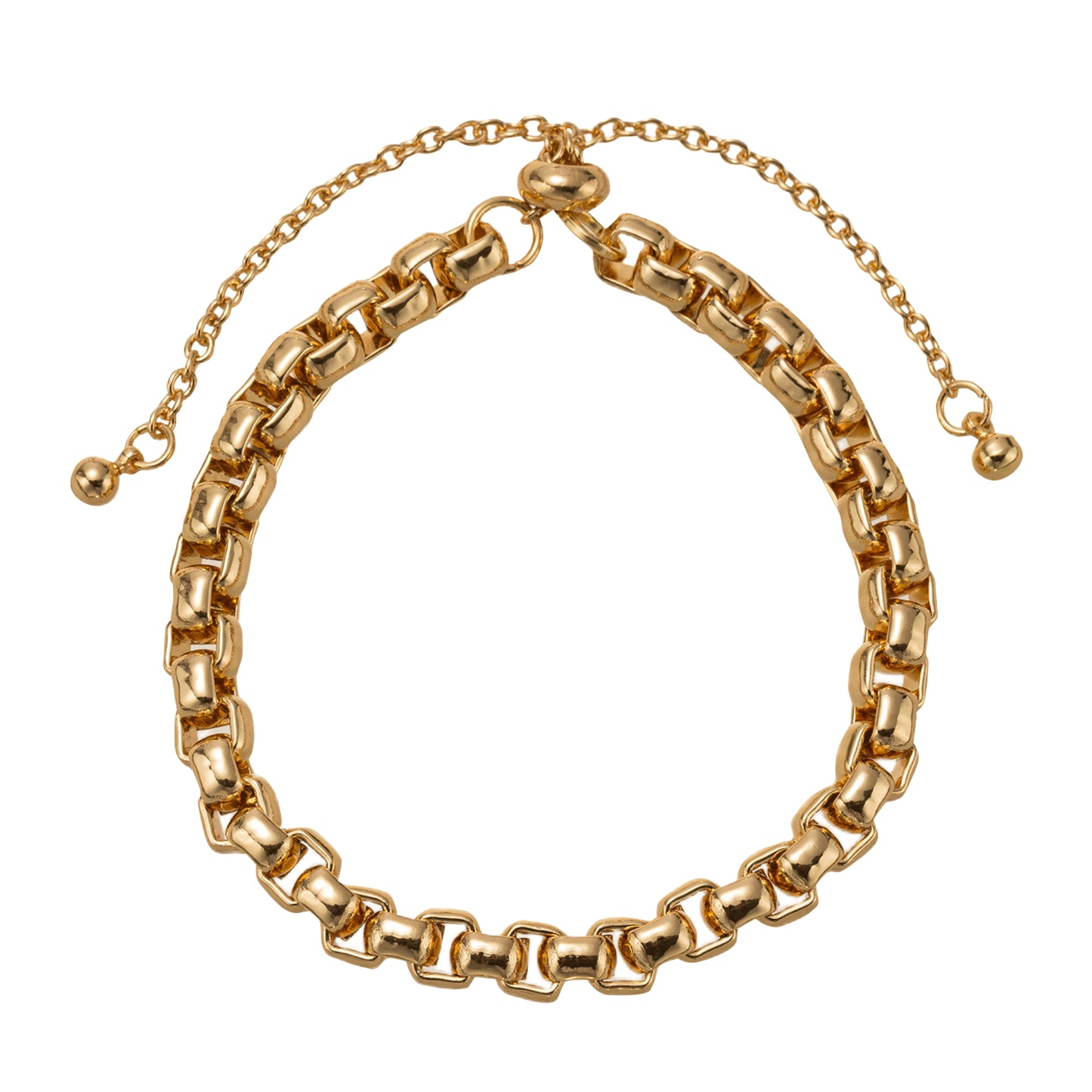 18K Gold Plated Wheat Chain Bracelet