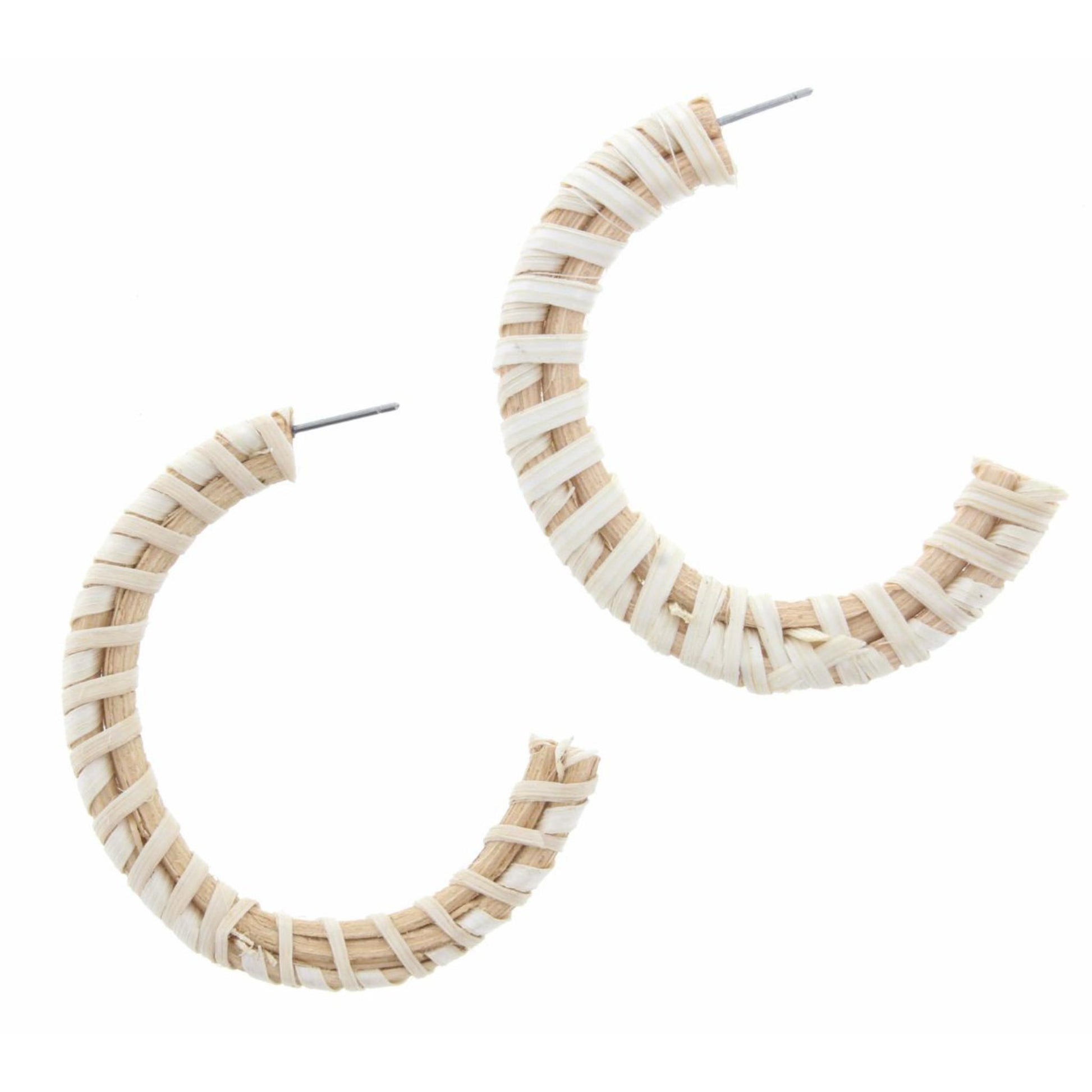 WIcker Partial Hoop Earring