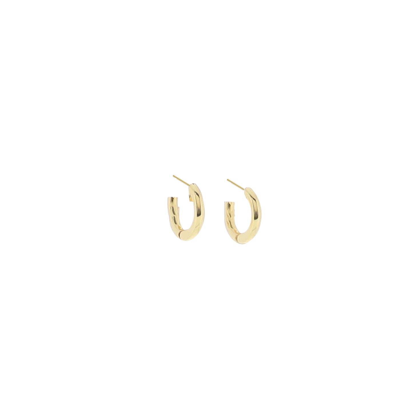 18K Gold Plated Hoop Huggie Earring