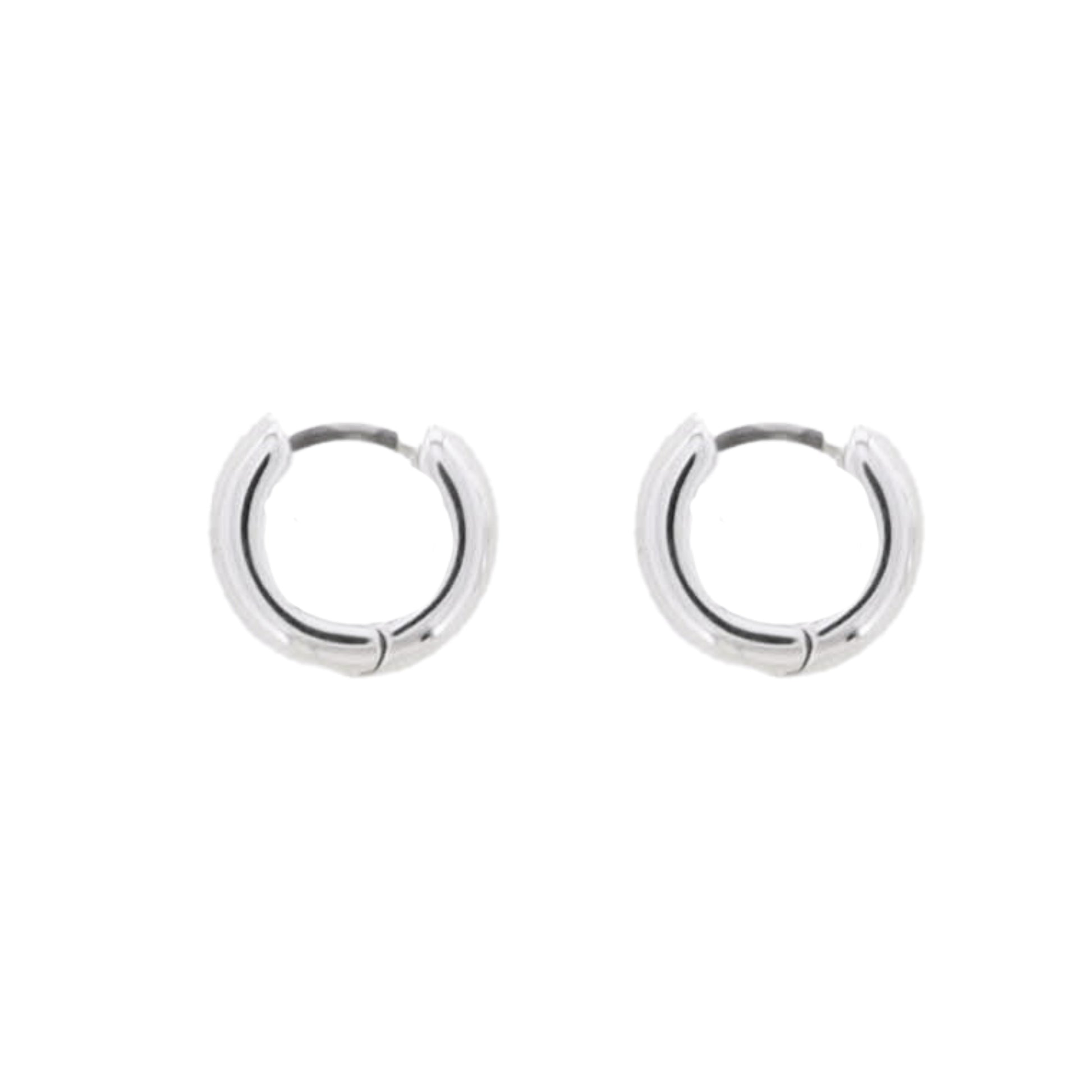Silver Mini Huggie Earring