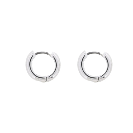 Silver Mini Huggie Earring