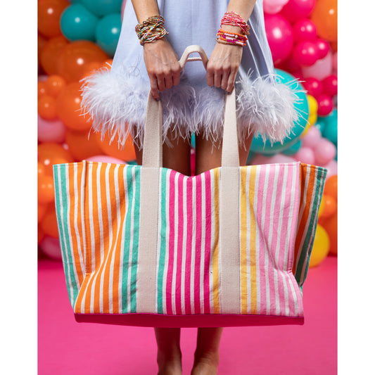 Downtown Stripe Tote