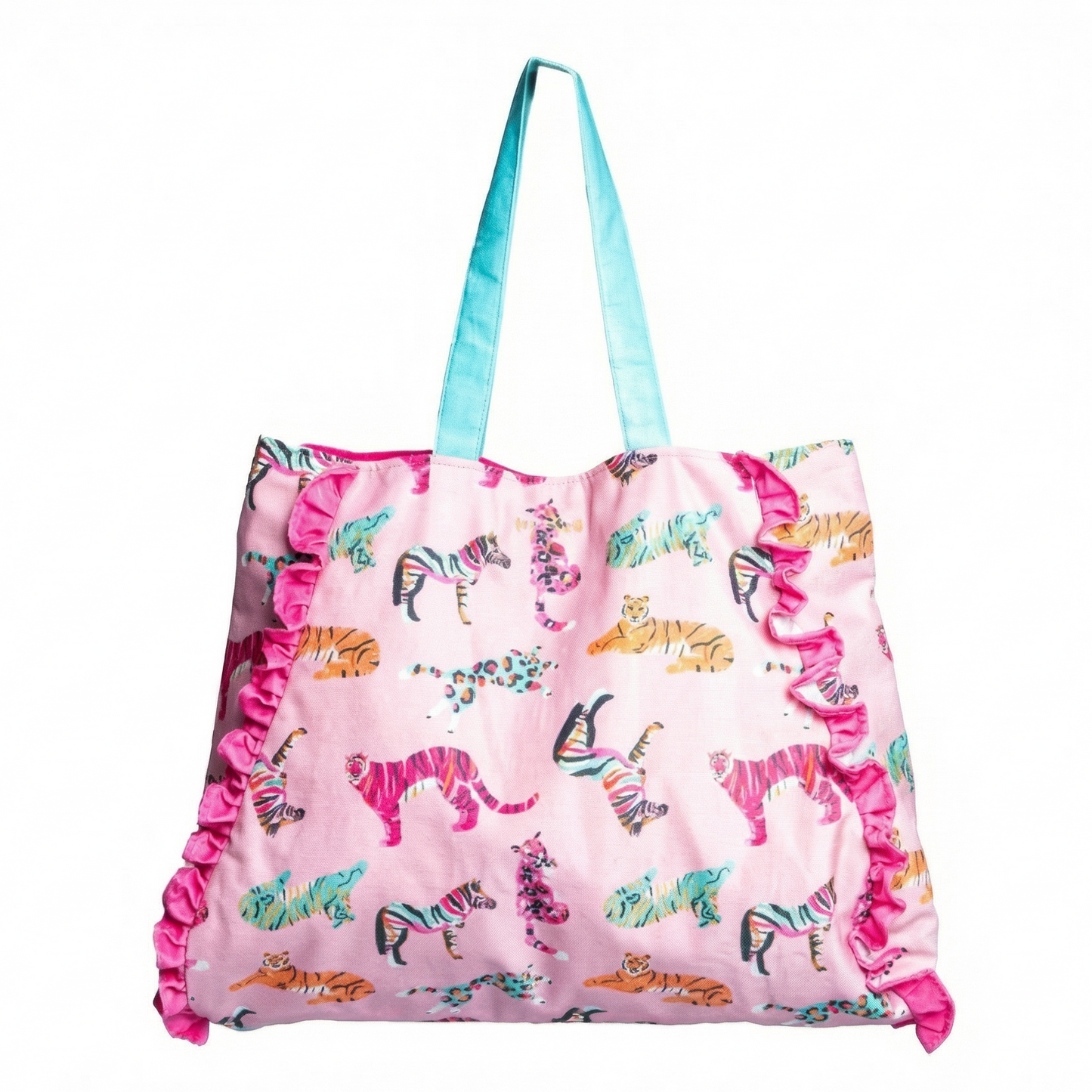 Roar Tote - Viscose Velvet Oversized Shoulder Bag