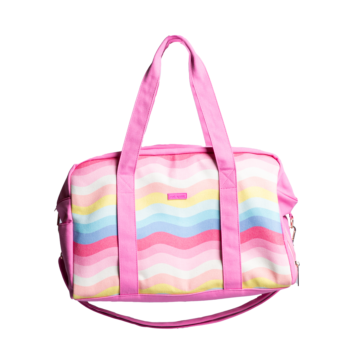 Girly Pop Weekender Bag - Cotton Canvas Travel Duffle
