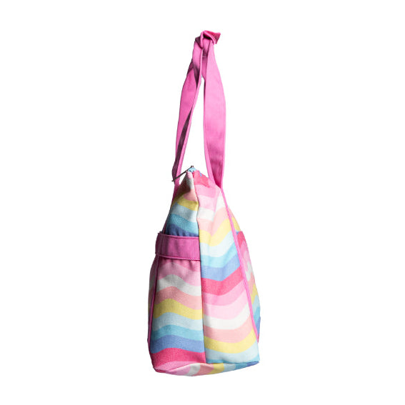 Girly Pop Travel Tote - Stylish Cotton Weekend Bag