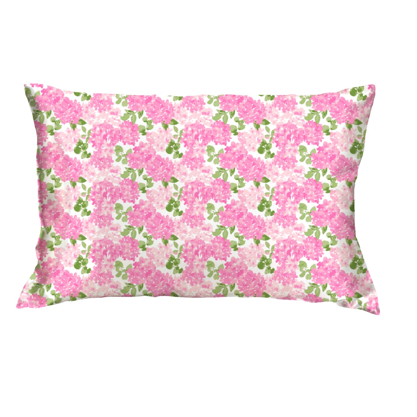 Darling Hydrangea Satin Pillow Case