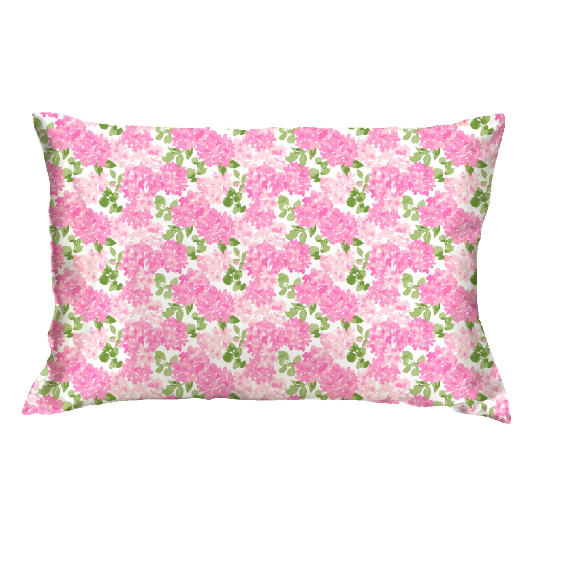 Darling Hydrangea Satin Pillow Case