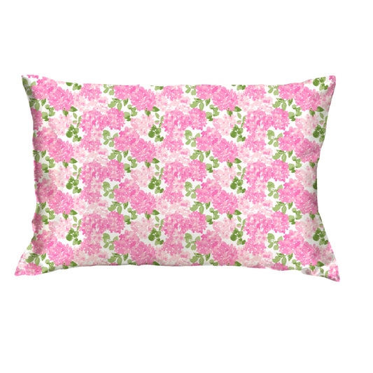 Darling Hydrangea Satin Pillow Case