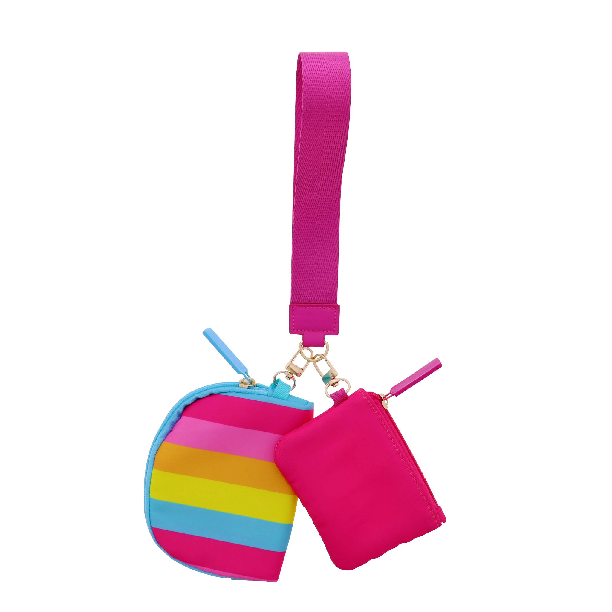 Sunset Stripes Wristlet