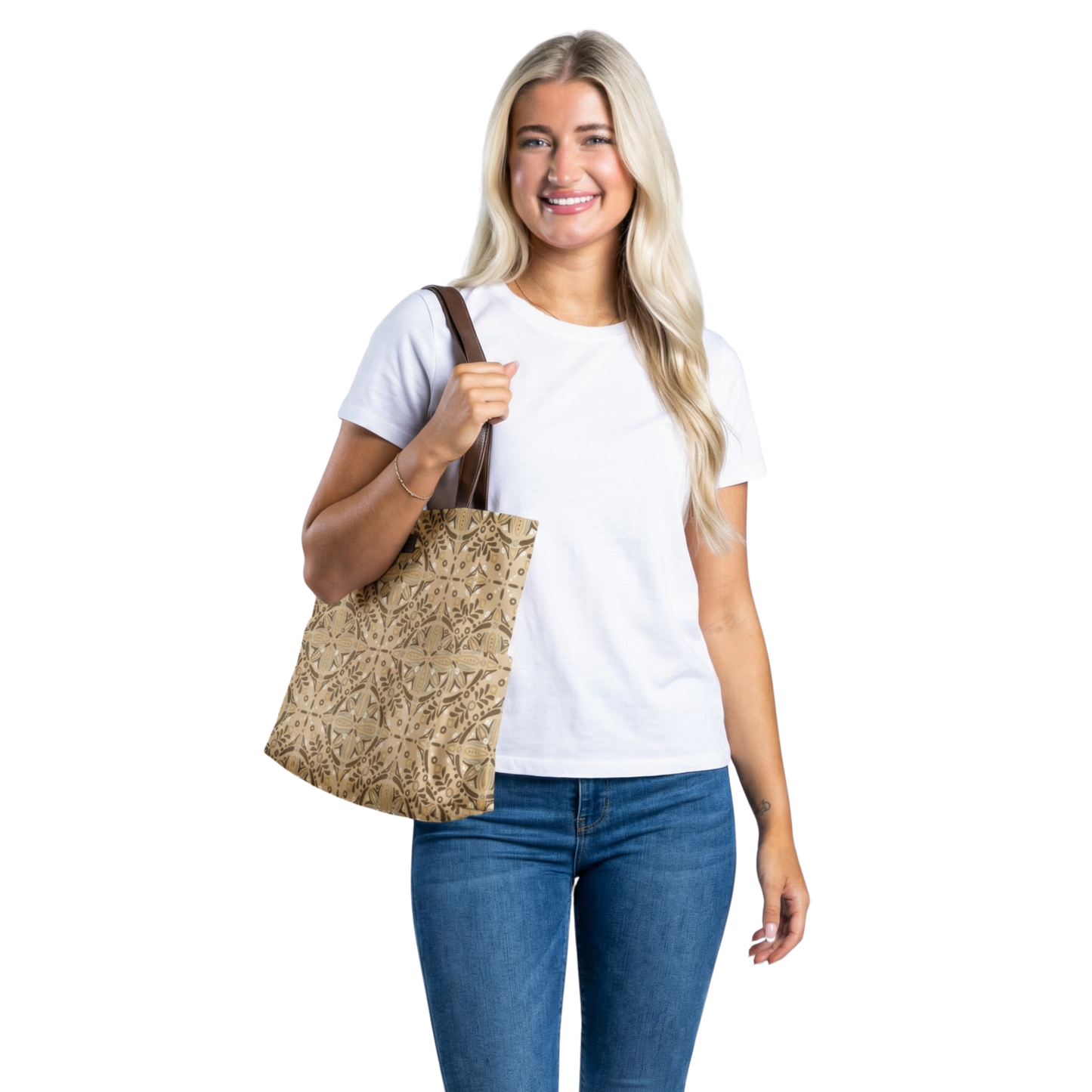 I'm A Natural At Neutral Tan Tote Bag - Stylish Everyday Carryall