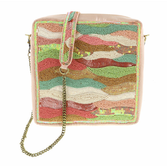 Wavey Beaded Purse