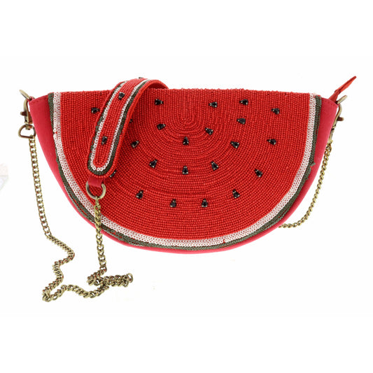Watermelon Sugar Beaded Purse