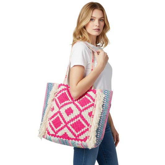 Bright Tote - Premium Cotton Canvas Bag | Jane Marie