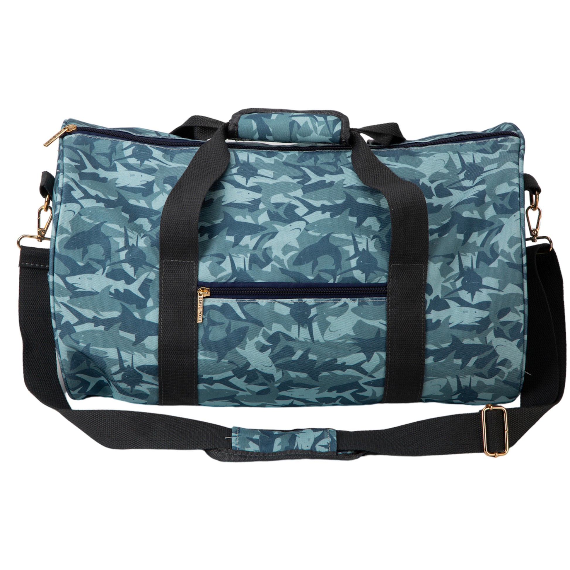Kids A Shiver of Sharks Overnight Duffel