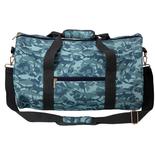 Kids A Shiver of Sharks Overnight Duffel