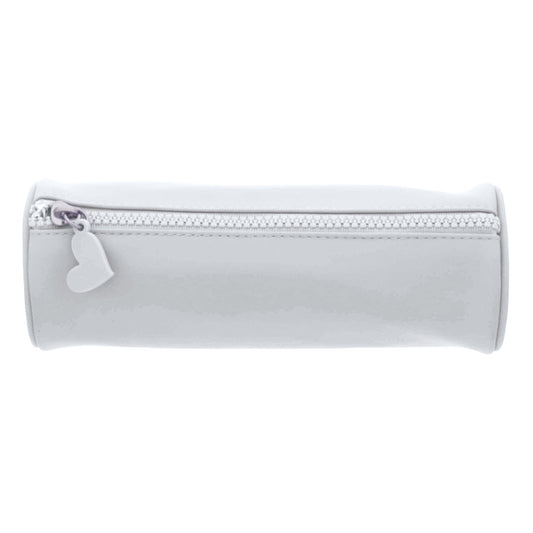 Bright White Small Zipper Pouch