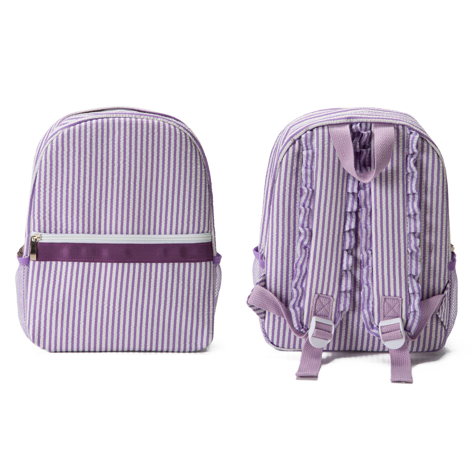 Kids Seersucker Belle Backpack