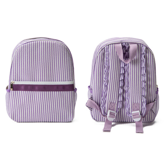 Kids Seersucker Belle Backpack