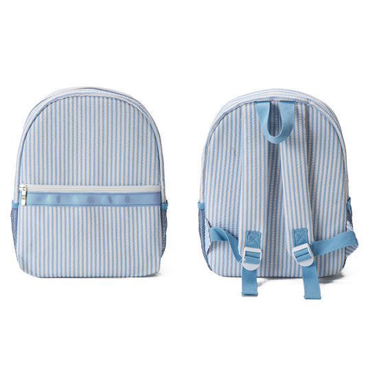 Kids Seersucker Brooks Backpack