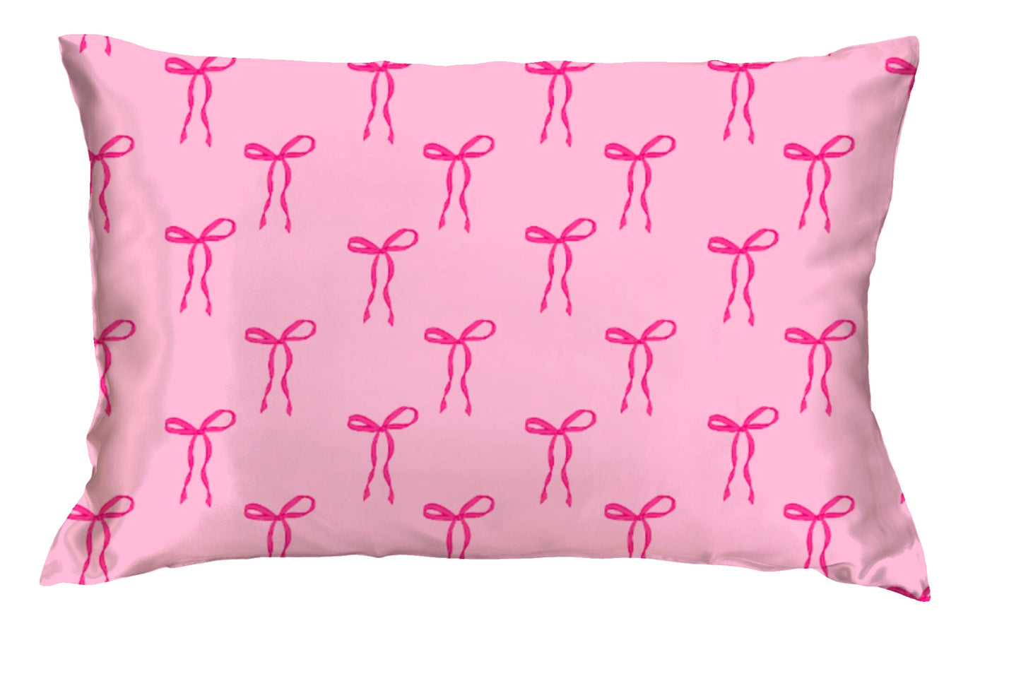 Tied with a Bow Satin Pillow Case