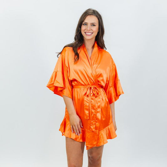 Sunset Silky Satin Robe Assortment, No Display Package