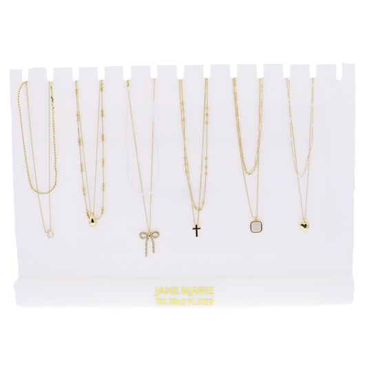 Golden For The Win! Necklaces, Display Package