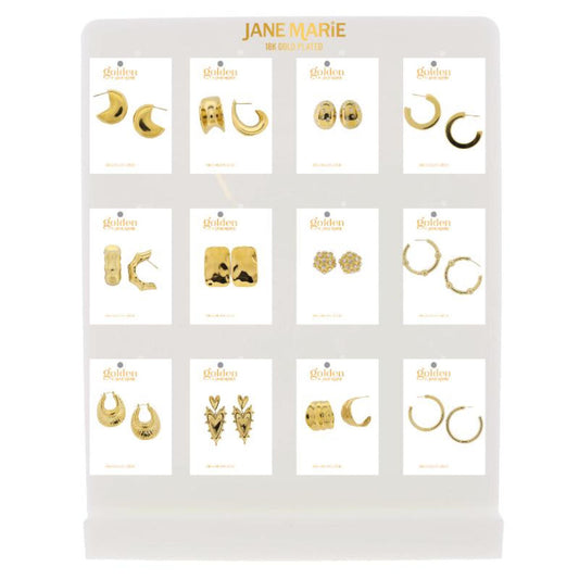Golden Trust! Earrings, Display Package