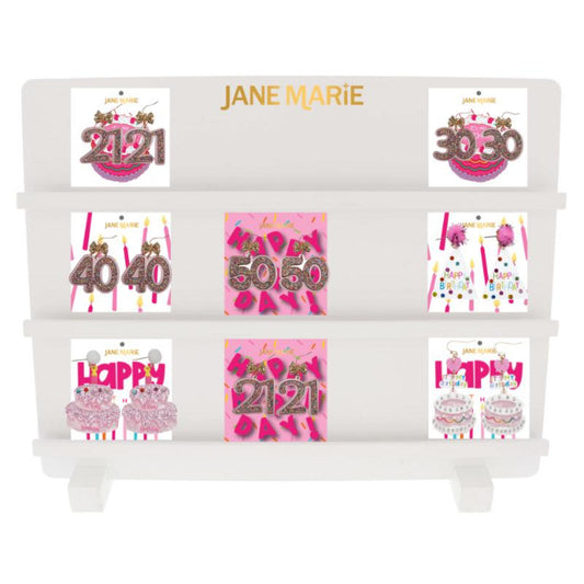 Birthday Wish! Earrings, Display Package